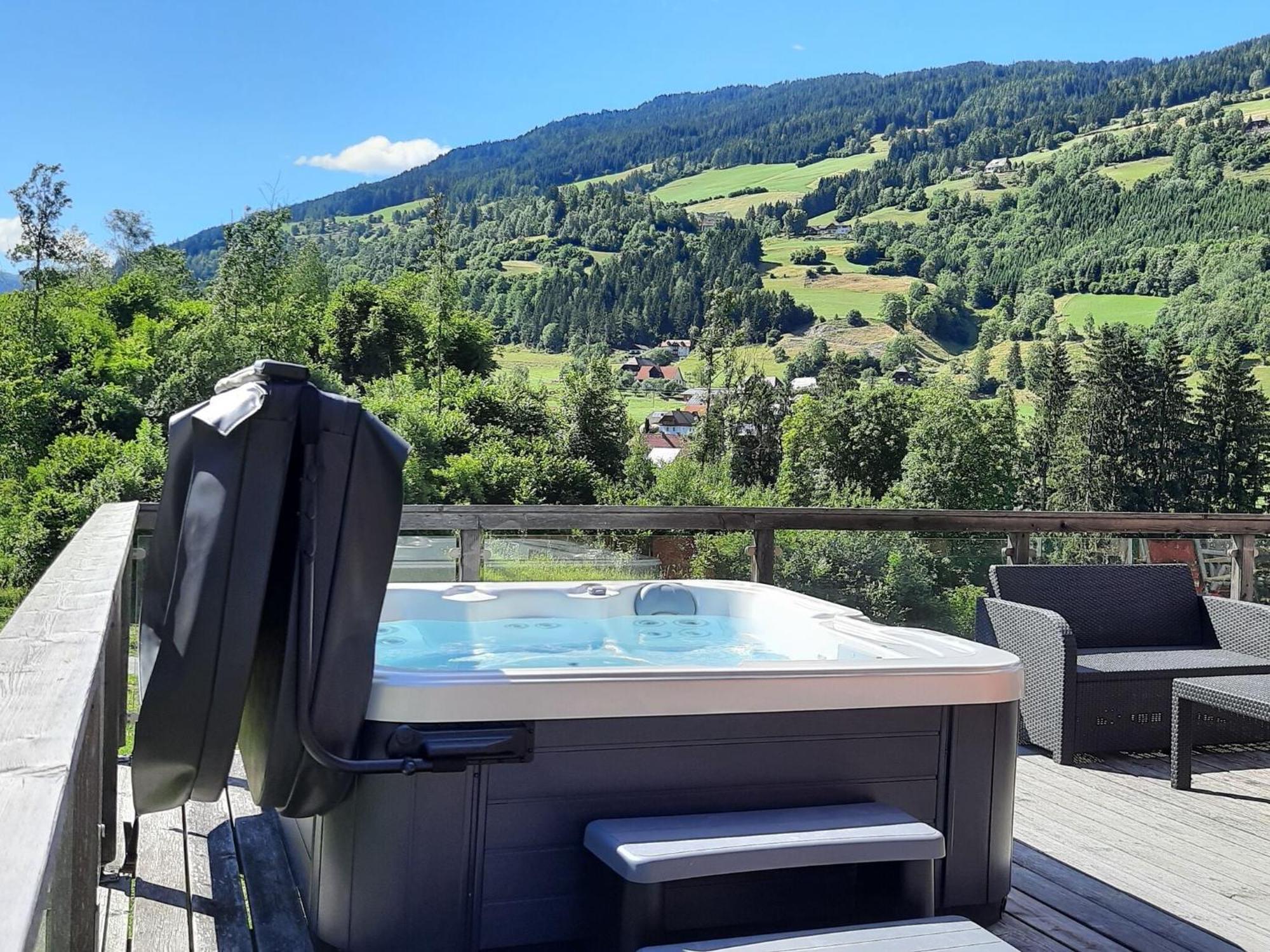Chalet In St Georgen Ob Murau With Hot Tub Sankt Georgen ob Murau Bagian luar foto